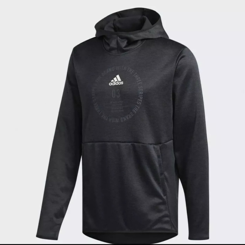 Adidas Team Issue Badge of Sports Lightweight Hoodie Mens Size L EI8379